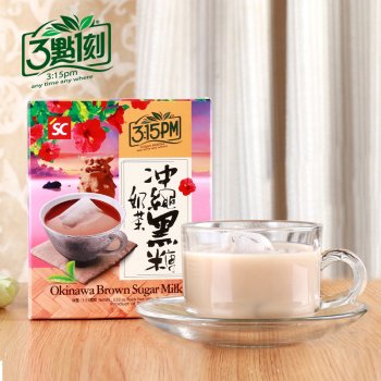【3点1刻】冲绳黑糖奶茶 单包 【3點1刻】沖繩黑糖奶茶 單包