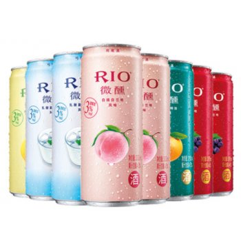 RIO微醺 柠檬 白桃 葡萄 乳酸菌口味 330ml